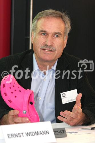 (C) Fotodienst/Anna Rauchenberger - Wien 03.09.2007 - Crocs präsentierte heute die neue Produktlinie 'Crocs Rx'. FOTO: Ernst Widmann (Crocs Österreich)