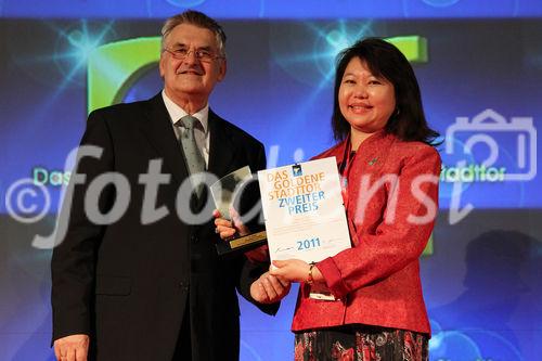 ITB Berlin 2011, Verleihung Das goldene Stadttor, Wolfgang Huschert, Dato Doi Chean See, 2. Platz, Kategorie: Print Campaigns, Malaysia 