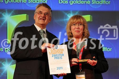 ITB Berlin 2011, Verleihung Das goldene Stadttor, Wolfgang Huschert, Ewa Kotus, 2. Platz, Kategorie: Event, Chopin´s Story by Ian Gillan from Deep Purple 