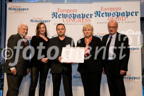 European Newspaper Congress 2010 - Awards of Excellence
(C) fotodienst, Martina Draper