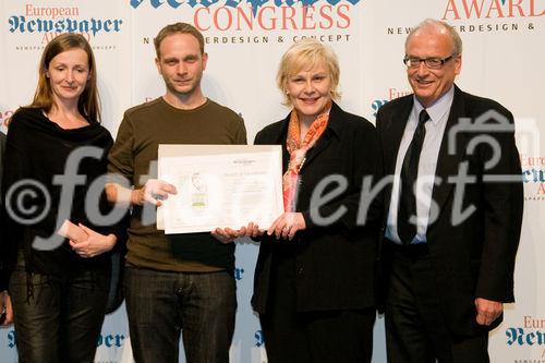 European Newspaper Congress 2010 - Awards of Excellence
(C) fotodienst, Martina Draper