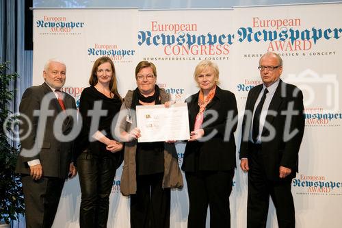 European Newspaper Congress 2010 - Awards of Excellence
(C) fotodienst, Martina Draper