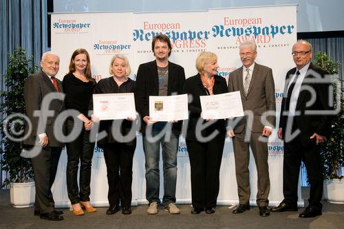 European Newspaper Congress 2010 - Awards of Excellence
(C) fotodienst, Martina Draper