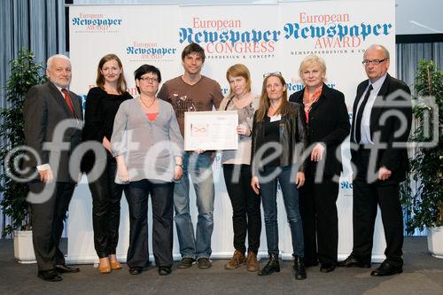 European Newspaper Congress 2010 - Awards of Excellence
(C) fotodienst, Martina Draper