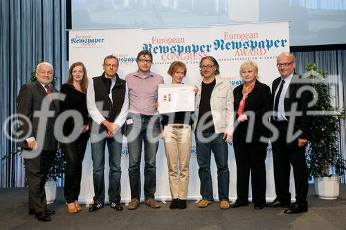 European Newspaper Congress 2010 - Awards of Excellence
(C) fotodienst, Martina Draper