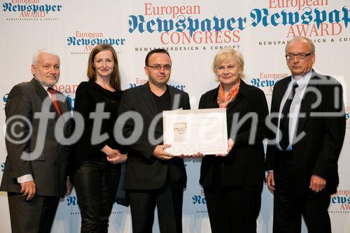 European Newspaper Congress 2010 - Awards of Excellence
(C) fotodienst, Martina Draper