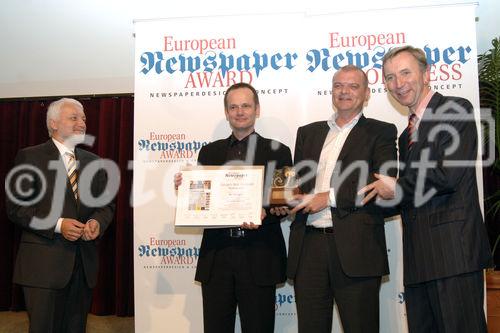 Das Treffen zum größten europäischen Zeitungskongress.  Foto: Das Treffen zum größten europäischen Zeitungskongress.  Foto: ganz re: Johann Oberauer (Johann Oberauer GmbH) prämiert 