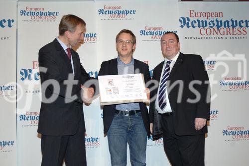 Das Treffen zum größten europäischen Zeitungskongress.  Foto: Verleihung des 