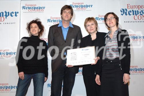 Das Treffen zum größten europäischen Zeitungskongress.  Foto: Verleihung des 