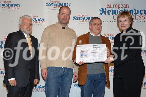 Das Treffen zum größten europäischen Zeitungskongress.  Foto: Verleihung des 