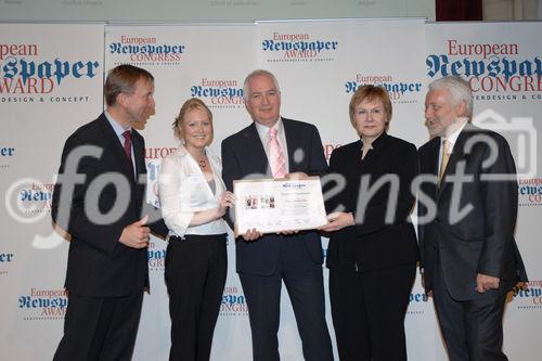 Das Treffen zum größten europäischen Zeitungskongress.  Foto: Verleihung des 