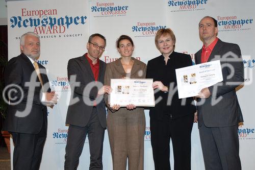 Das Treffen zum größten europäischen Zeitungskongress.  Foto: Verleihung des 