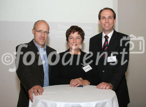 (C) Fotodienst/Anna Rauchenberger - 17.10.2007 - Wien - 14. Österreichischen NPO-Kongress: Der Mensch als Mittel(punkt)?. FOTO v.l.: Toni Innauer, Johanna Zugmann (Die Presse), Dr. Christian Horak (Contrast Management Consulting)