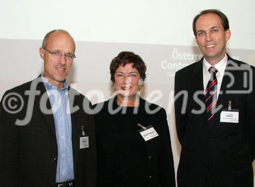 (C) Fotodienst/Anna Rauchenberger - 17.10.2007 - Wien - 14. Österreichischen NPO-Kongress: Der Mensch als Mittel(punkt)?. FOTO: Toni Innauer, Johanna Zugmann (Die Presse), Dr. Christian Horak (Contrast Management Consulting)