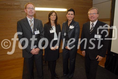 v.l.n.r.: Mag. Wolfang Dobretzberg, Dr. Marion Weber, Dr. Rita Niedermayr-Kruse, Dr. Karl Straßer