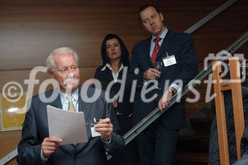 Einladung zum Welcome Event: Managementberichte professionell gestalten. Foto v.li: Foto: Dkfm Dr.Rudolf Potocnik (ÖCI); Dr.Rita Niedermayr-Kruse (Mitglied der Geschäftsführung ÖCI); Dr.Werner H. Hoffmann (ÖCI)