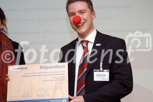 (C)fotodienst/Mag. Daniel Katzinger - Wien 30.01.2007,
NPO-Forum und Stipendiumsübergabe für das NPO-Stufenprogramm 
Foto: Ing. Mag. (FH) Michael Blazicevec (CP CORPORATE PLANNING AG )