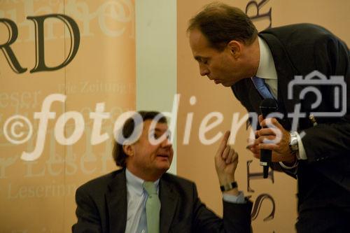 (c)Fotodienst / Christopher Ohmeyer //  Österreichisches Controller-Institut: Podiumsdiskussion beim 16. Österreichischen NPO-Kongress Foto: Dr. Andreas Salcher, Bestsellerautor und UnternehmensberaterChristian Horak, Contrast Management Consulting GmbH