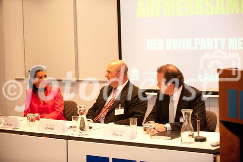 (C)fotodienst/Christian Taumer: v.l.n.r.:Dr. Egon Strimitzer,Dr. Rita Niedermayr-Kruse, Dr. Günther Schmid, Mag. Christian Thaler KPMG