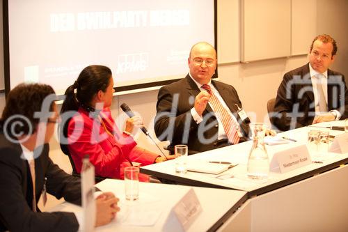 (C)fotodienst/Christian Taumer: v.l.n.r.:Dr. Egon Strimitzer,Dr. Rita Niedermayr-Kruse, Dr. Günther Schmid, Mag. Christian Thaler KPMG