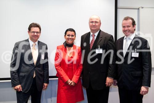 (C)fotodienst/Christian Taumer: v.l.n.r.:Dr. Egon Strimitzer,Dr. Rita Niedermayr-Kruse, Dr. Günther Schmid, Mag. Christian Thaler KPMG