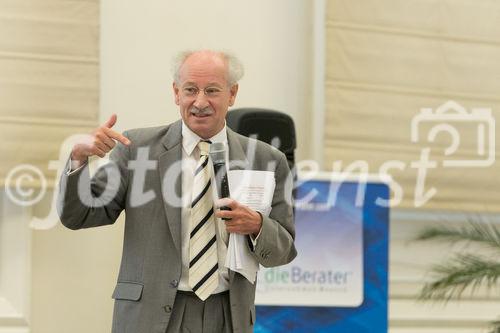 Bildungsbrunch Arbeiten und Lernen bis 70?.(C) fotodienst, Martina Draper.Foto: Prof. Dr. Bernd Marin, Sozialforscher & Leiter Europaeisches Zentrum für Wohlfahrtspolitik und Sozialforschung: