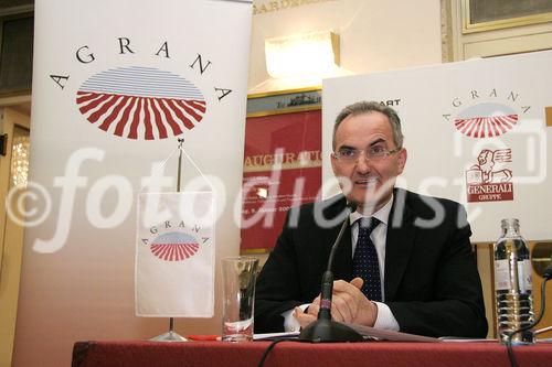 Das Theater an der Wien eröffnet als ganzjährig bespieltes Stagione-Opernhaus eine neue, eigenständige Kategorie im Wiener Kulturbetrieb. Bild: DI Johann Marihart (Generaldirektor AGRANA). Foto: Anna Rauchenberger, Wien, 5.1.2006