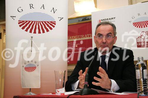 Das Theater an der Wien eröffnet als ganzjährig bespieltes Stagione-Opernhaus eine neue, eigenständige Kategorie im Wiener Kulturbetrieb. Bild: DI Johann Marihart (Generaldirektor AGRANA). Foto: Anna Rauchenberger, Wien, 5.1.2006