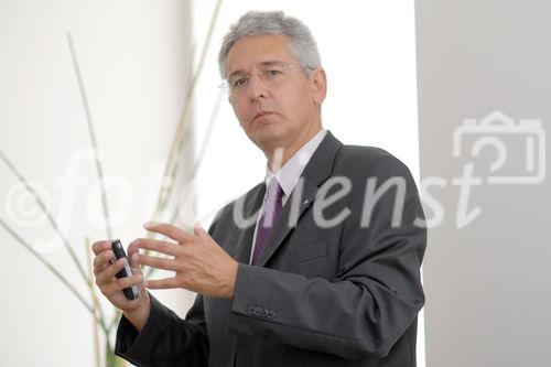 (c) Fotodienst / Daniel K. Gebhart - Pressekonferenz Konica Minolta - Innovative Wege zum Top-Systemintegrator - FOTO: Ing. Johannes Bischof (Geschäftsführer Konica Minolta Business Solutions Austria).