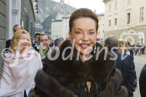 Osterfestspiele 2007; Alexandra Kauka mit Sterling Morton Hamill und Prinzessin Yvonne von Hessen besuchen das Chorkonzert im Großen Festspielhaus in Salzburg; © fotodienst.at/Chris Hofer