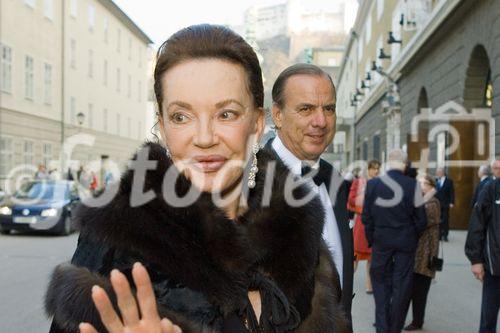 Osterfestspiele 2007; Alexandra Kauka mit Sterling Morton Hamill und Prinzessin Yvonne von Hessen besuchen das Chorkonzert im Großen Festspielhaus in Salzburg; © fotodienst.at/Chris Hofer