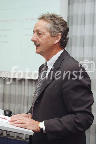 Bilanzmedienkonferenz SV Group. Bild: Ernst A. Brugger, Praesident des Verwaltungsrats, Verwaltungsratspraesident SV Group