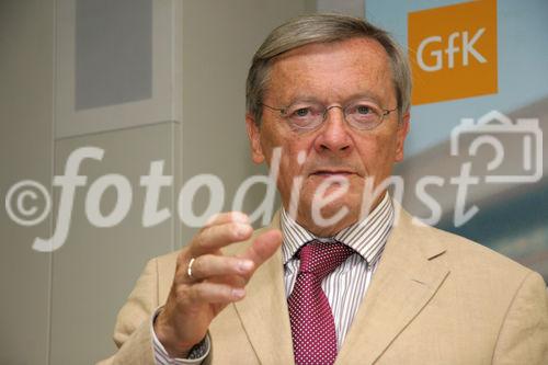 (C) Fotodienst/Anna Rauchenberger - 08.10.2007 - Wien - GfK Austria lud zur 6. Marktforschungskonferenz CEE 'Im Fokus: Südosteuropa'. FOTO: Dr. Wolfgang Schüssel (ÖVP-Klubobmann).