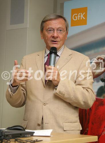 (C) Fotodienst/Anna Rauchenberger - 08.10.2007 - Wien - GfK Austria lud zur 6. Marktforschungskonferenz CEE 'Im Fokus: Südosteuropa'. FOTO: Dr. Wolfgang Schüssel (ÖVP-Klubobmann).