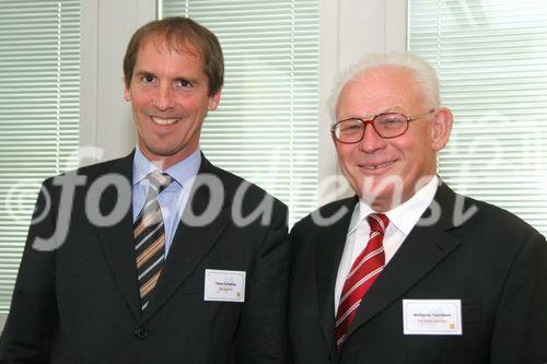 (C) fotodienst/Anna Rauchenberger - Wien 08.05.2007  -Abschied vom Durchschnitt: In der Mitte sind die größten Loser und die erfolgreichsten Champions! FOTO v.l.: Tobias Schediwy (GfK Austria), Wolfgang Twardawa (Divison Mananger GfK Panel Services, Deutschland)