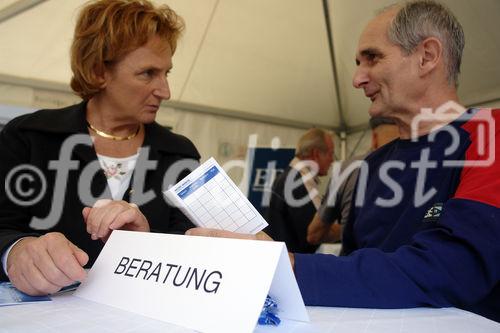 Persoenliche Beratungsgespaeche mit den Aerzten