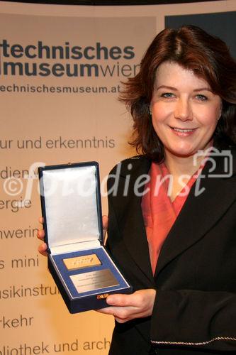 IGM-Preis Verleihung an die Direktorin des Technischen Museums Wien  Dr. Gabriele Zuna-Kratky
