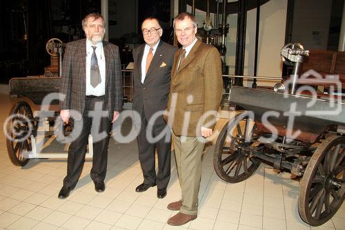 IGM-Preis Verleihung an die Direktorin des Technischen Museums Wien  Dr. Gabriele Zuna-Kratky - mitte Martin Pfundner, r. Kommerzielrat Steinbacher
