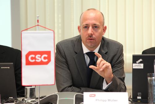 im Bild: Dr. Philipp Müller, Head of Cybersecurity, CSC Deutschland, Autor;