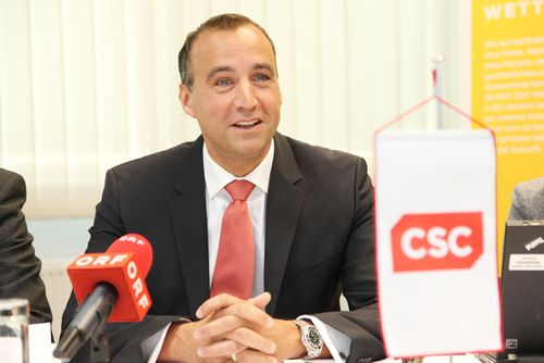 im Bild: Norbert Haslacher, CEO, CSC Austria and Eastern Europe