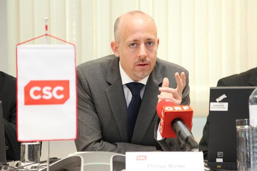 im Bild: Dr. Philipp Müller, Head of Cybersecurity, CSC Deutschland, Autor;