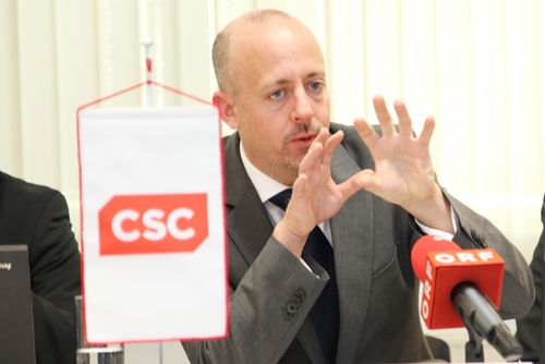 im Bild: Dr. Philipp Müller, Head of Cybersecurity, CSC Deutschland, Autor;