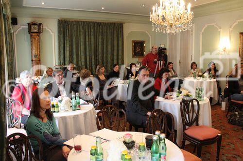 Pressekonferenz St. Anna Kinderkrebs Forschung startet EU Initiative im Kampf gegen Krebs bei Kindern. Hotel Bristol, 12.4.2011 (c) Julia Fuchs