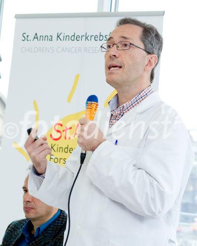 (C)fotodienst/Anna Rauchenberger Wien, 09.12.2010  - Spannungsfeld Kinderkrebs: Politisches Handeln in Österreich ist gefordert. ‚Was gilt der Prophet im eigenen Land’, fragen St. Anna Ärzte und Forscher. FOTO: OA Univ.-Doz. Dr. Michael Dworzak, Stellvertretender ärztlicher Leiter des St. Anna Kinderspitals, Projektpartner des EU-Projektes „DIRECT“, Kinderkrebsforscher