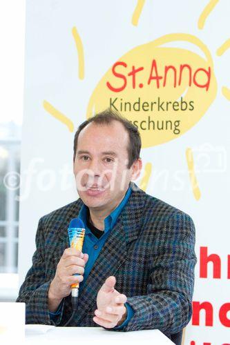 (C)fotodienst/Anna Rauchenberger Wien, 09.12.2010  - Spannungsfeld Kinderkrebs: Politisches Handeln in Österreich ist gefordert. ‚Was gilt der Prophet im eigenen Land’, fragen St. Anna Ärzte und Forscher. FOTO: Univ.-Doz. Heinrich Kovar, Wissenschaftlicher Direktor der St. Anna Kinderkrebsforschung, Projektpartner des EU-Projektes „ASSET“