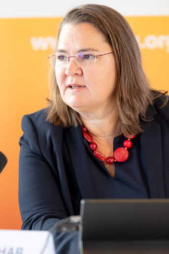  (c) fotodienst / Anna Rauchenberger - Wien, am 04.06.2024 - Pressegespräch von der Österreichischen Diabetes Gesellschaft (ÖDG) Diabetes bei Kindern und Jugendlichen - Versorgung mit knappen Ressourcen. FOTO: Ao.Univ.Prof. Dr. Birgit Rami-Merhar, MBA, Medizinische Universität Wien: