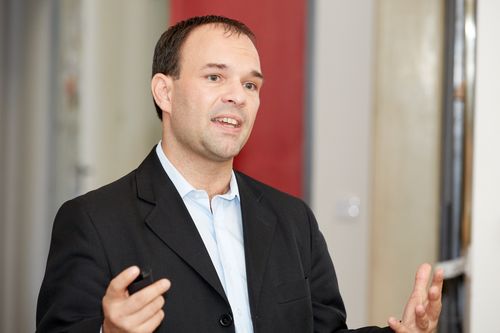  (c) fotodienst/Anna Rauchenberger - Wien, am 20.09.2012 – Roundtable von CTI Invest und Rollfeld Schweizer Web Startups FOTO: Lukas Brüderlin, CEO, iCompare: