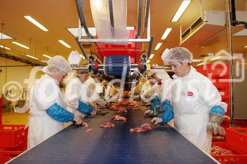 (C) Fotodienst/Anna Rauchenberger - Wien 11.09.2007 - GENUSS REGION ÖSTERREICH: Genuss Profi Tullnerfelder Schwein. FOTO: Mag. Rudolf Berger, Geschäftsführer Berger Fleischwaren führt Norbert Payr, Chef und Koch im 