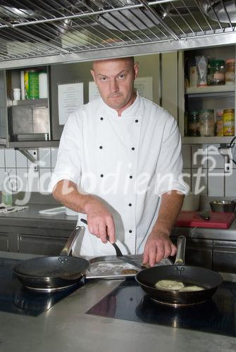 Gänseleber-Eierschwammerl Lasagne. Koch: Zoran Listek, lokaler Lieferant Siegfried Marth