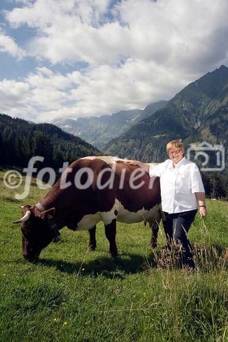 Genuss Region Österreich - Pinzgauer Rind, Anneliese Klackl, Köchin und Chefin der Meilinger Taverne in Mittersill
Foto: Mühlanger
